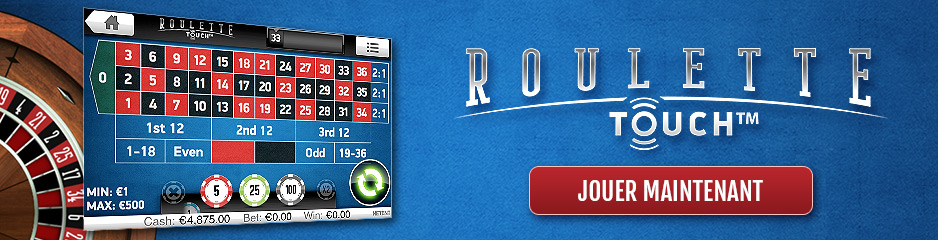 Jouer à la Roulette en ligne directement sur votre mobile (iPhone, Android..)